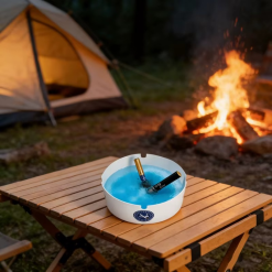 Alternative view of طفاية سجائر مزدة بجل لامتصاص الرماد وإزالة الروائح للاستخدام مرة واحدة 25 قطعة