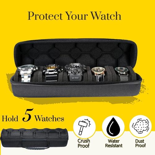 منظم ساعات محمول بـ 5 خانات قابلة للفصل للسفر والتخزين - الصورة 8