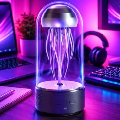 اباجورة قنديل البحر المتحرك 2*1 مع سبيكر صوت بلوتوث