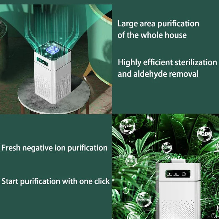 جهاز تنقية وشفط الدخان من الهواء للمنزل والمكتب بقدرة 5 واط - الصورة 9