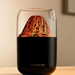 Alternative view of فواحة مضيئة بتصميم بركان بوضعين رذاذ لتعطير المنزل والسيارة بسعة خزان 300 ملي