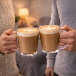 Alternative view of مج زجاج شفاف بيد جليتر 450 ملي لشرب وتقديم المشروبات بشكل شيك