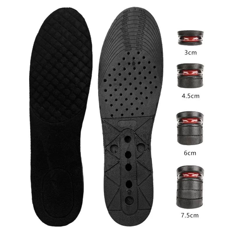 نعل داخلي لزيادة الطول ب 3 طبقات قابلة للتعديل مزود بوسادة هوائية للكعب - الصورة 6