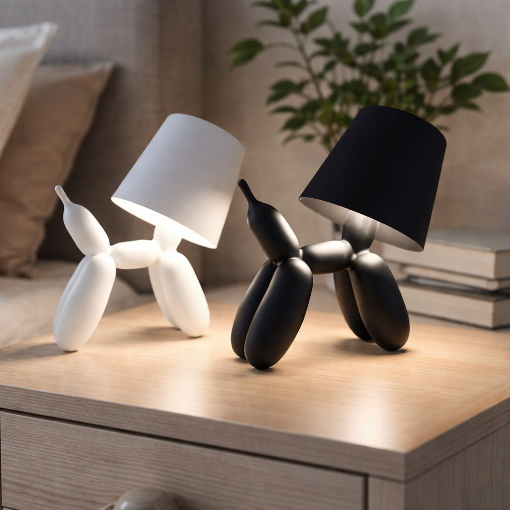 اباجورة تاتش علي شكل كلب لطيف ب 3 الوان مختلفة قابلة لاعادة الشحن بيو اس بي - الصورة 3