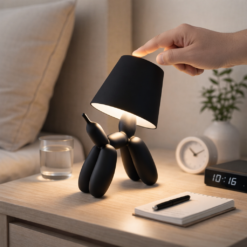 اباجورة تاتش علي شكل كلب لطيف ب 3 الوان مختلفة قابلة لاعادة الشحن بيو اس بي