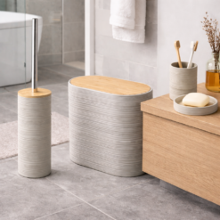 Alternative view of طقم حمام مودرن 6 قطع متكامل لتنظيم وترتيب الحمام