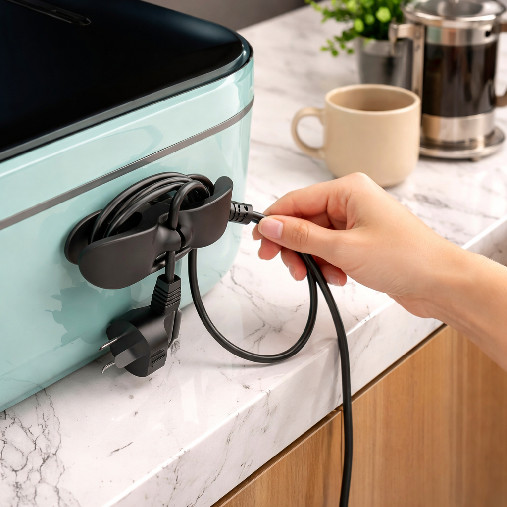 منظم الاسلاك والكابلات للادوات والاجهزة الكهربائية بلزق دبل فيس قوي - الصورة 4