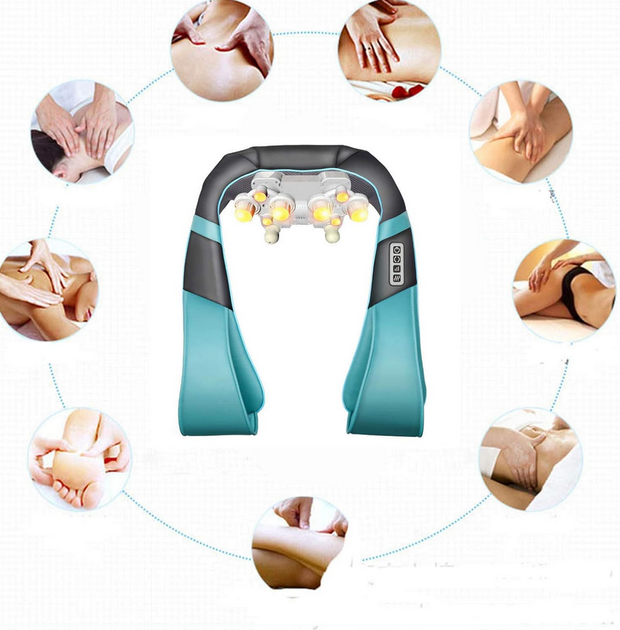 جهاز مساج ب 8 رؤوس لتدليك عميق لعضلات الرقبة والظهر 30 وات - الصورة 6