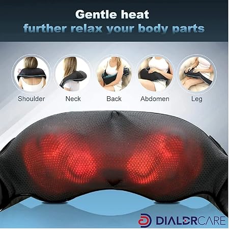 جهاز مساج ب 8 رؤوس لتدليك عميق لعضلات الرقبة والظهر 30 وات - الصورة 2