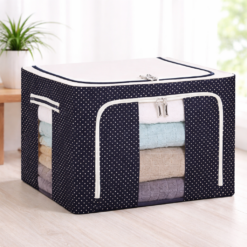 شنطة تخزين جامبو وتر بروف بهيكل معدني للملابس والبطاطين