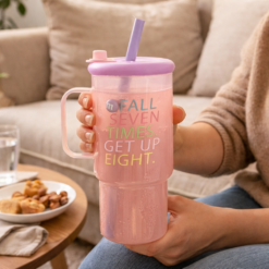 مج زجاج 900 ملي بيد و شاليموه لشرب العصائر والمشروبات الساخنة