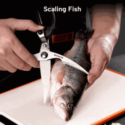 مقص مطبخ بسوسته و مفتاح امان لتقطيع الفراخ والخضروات متعدد الاستخدامات